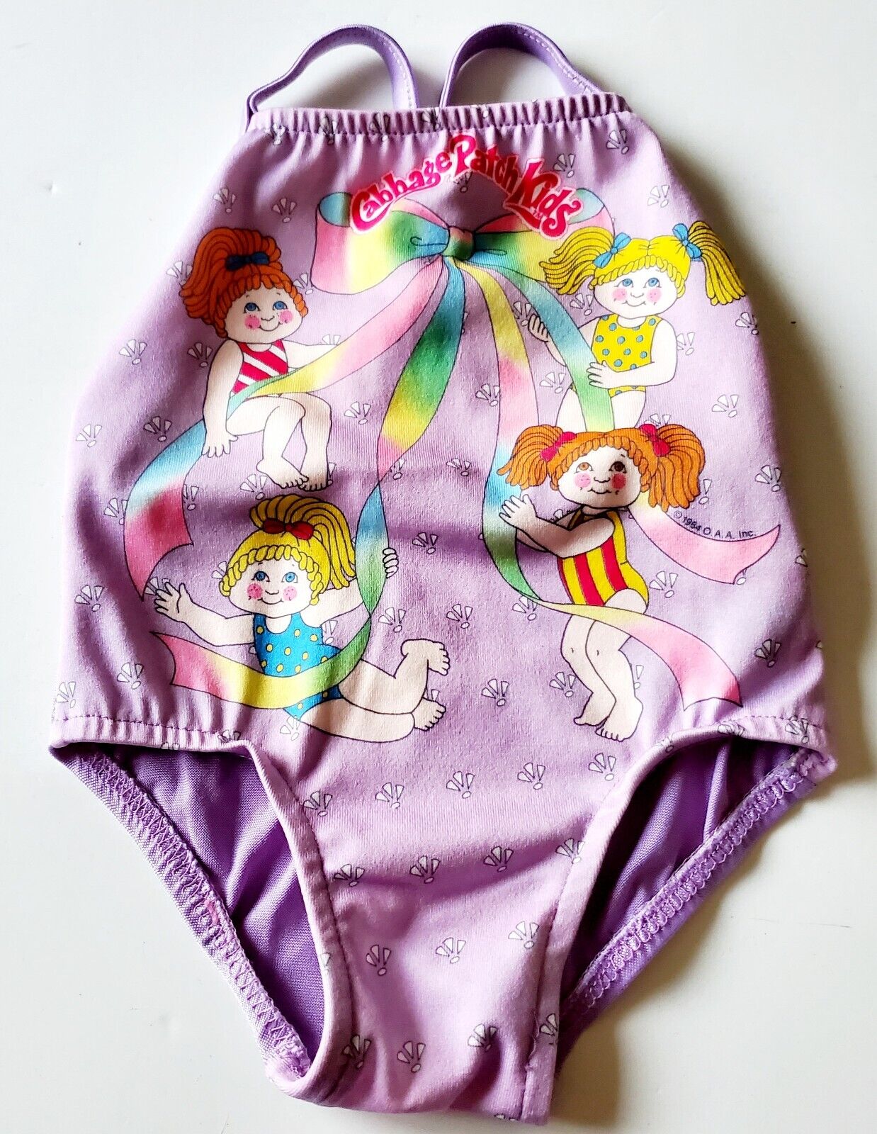 Vintage Cabbage Patch Kids (1983) Baby Toddler Girls Bathing Suit Sz 2t