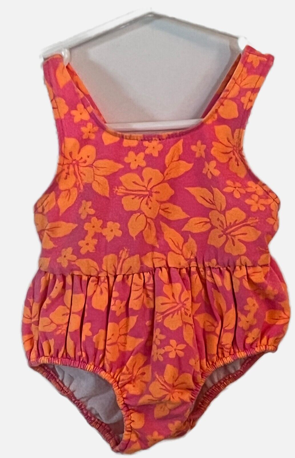 Vintage Carter's Girls Baby Sleeveless Swimsuit Multi-color Size 18 Monthes